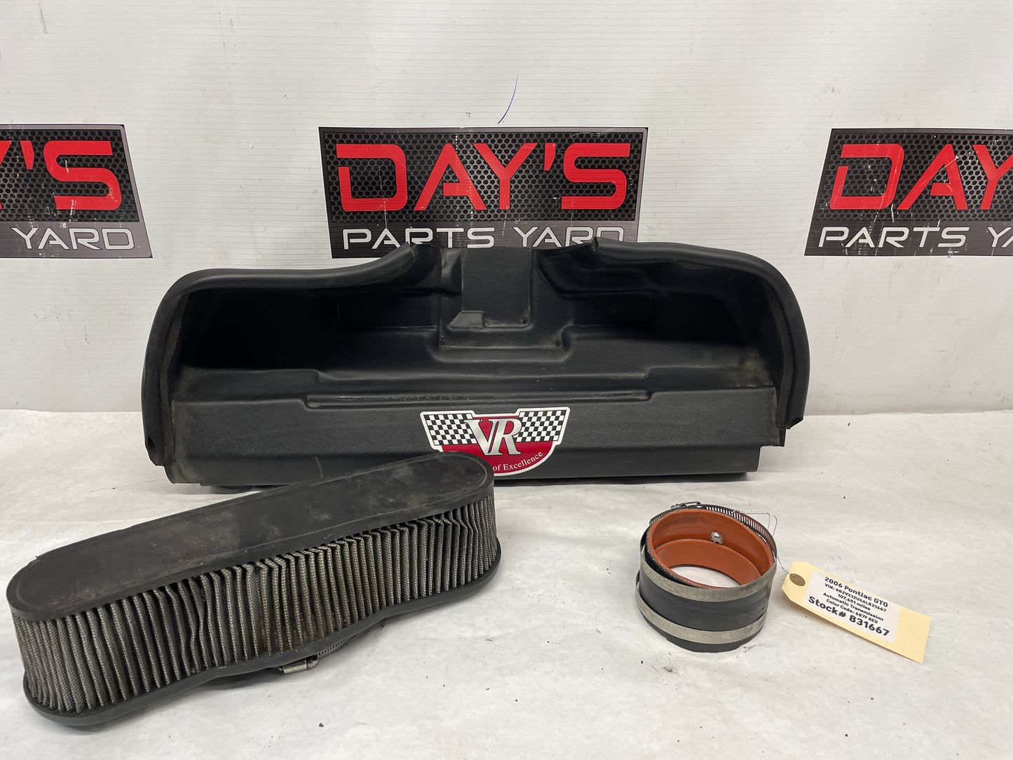 2006 Pontiac GTO Ram Cold Air Intake w/ Radiator Cover OEM - Day's Parts Yard