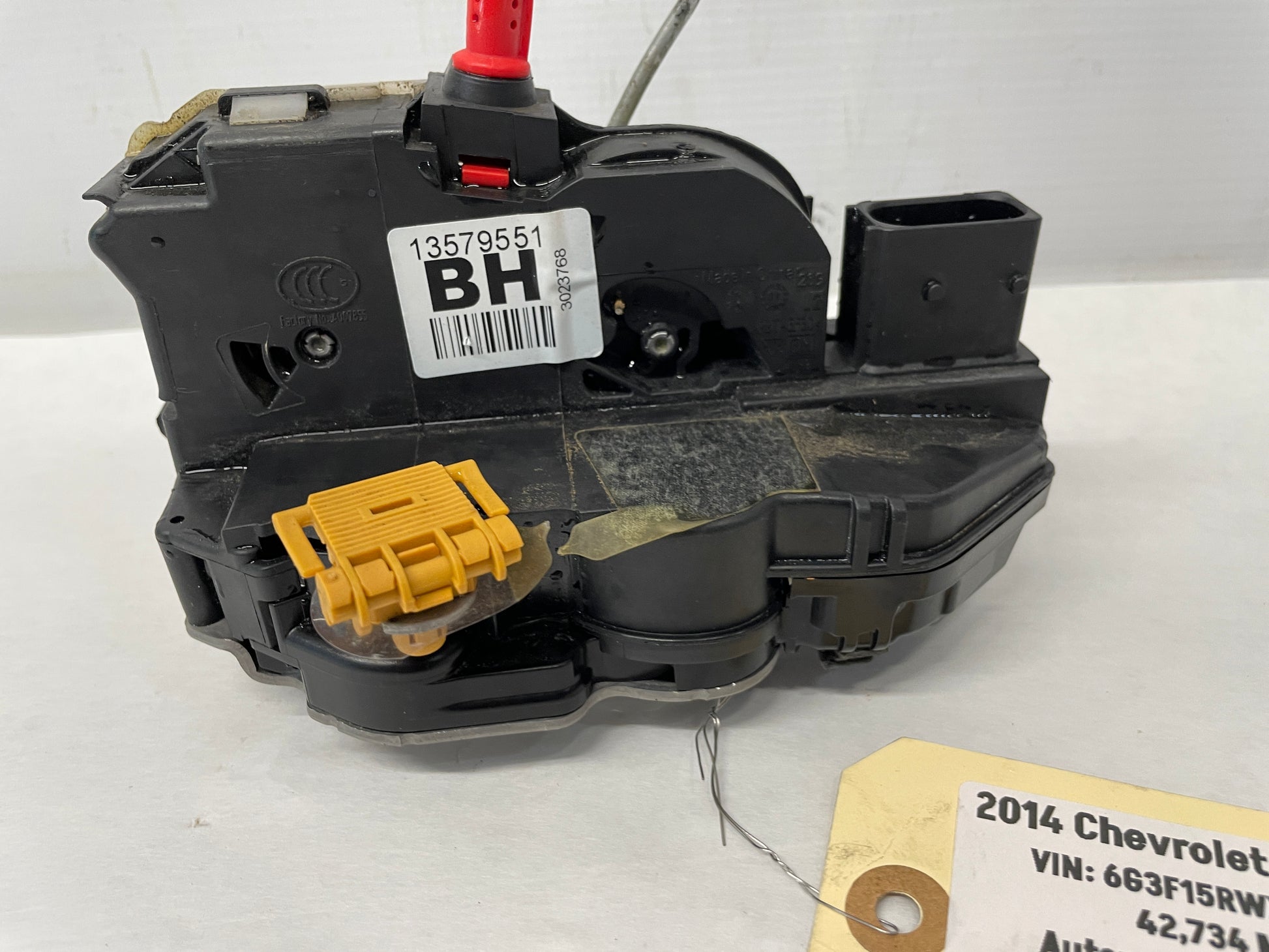 2014 Chevrolet SS Sedan LH Driver Rear Door Lock Actuator OEM - Day's Parts Yard