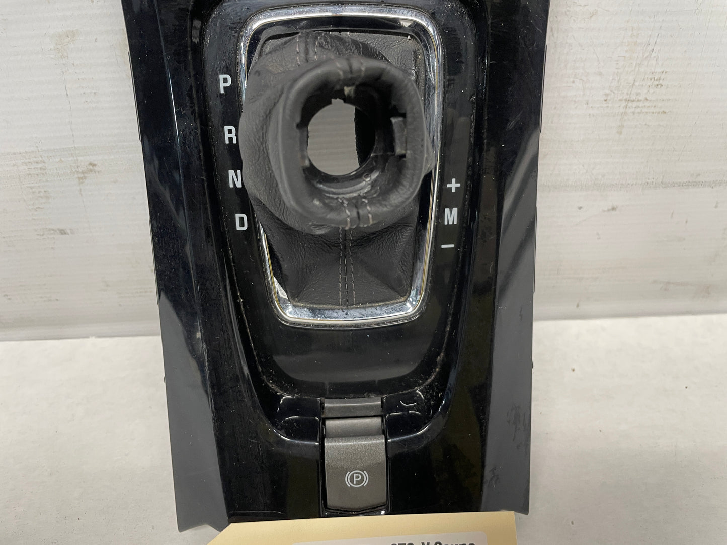 2014 Cadillac CTS-V Shifter Bezel Trim w/ Parking Brake & Boot OEM - Day's Parts Yard