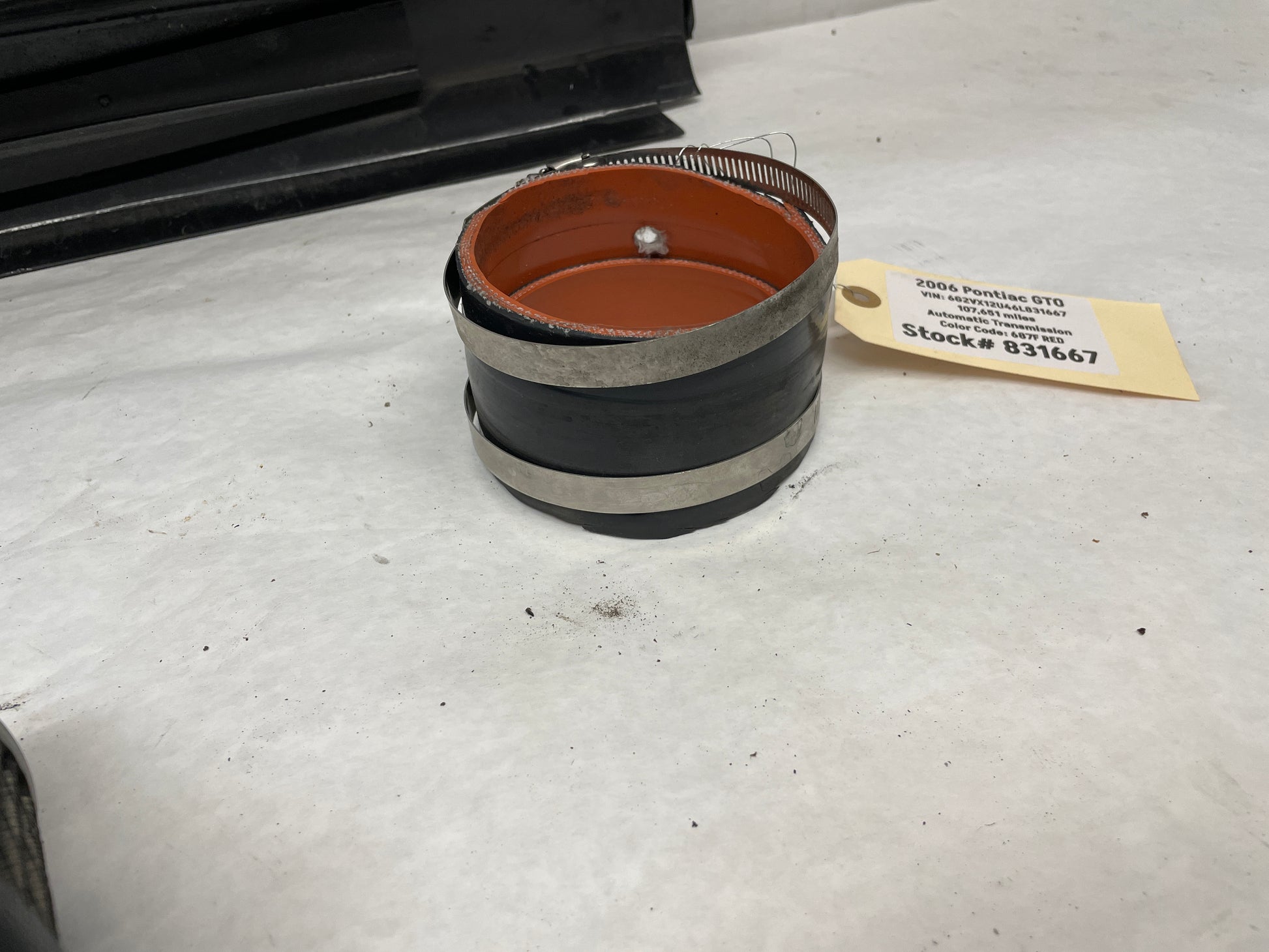 2006 Pontiac GTO Ram Cold Air Intake w/ Radiator Cover OEM - Day's Parts Yard