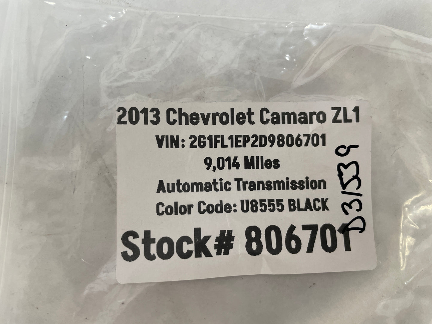 2013 Chevy Camaro ZL1 Wheel Center Caps OEM - Day's Parts Yard