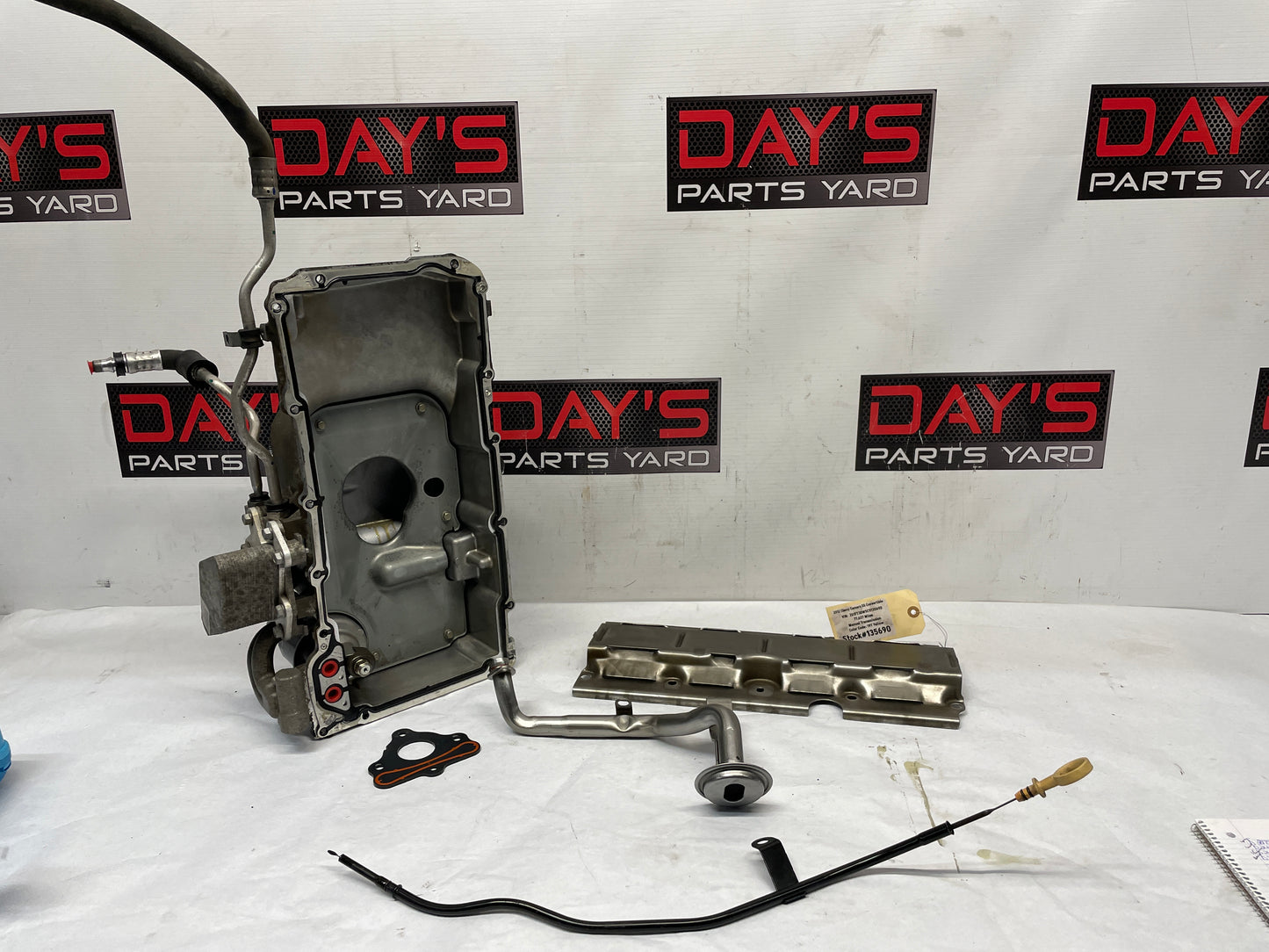 2012 Chevy Camaro SS Oil Pan Assembly Pick Up Tube Windage Tray Dip Stick OEM - Day's Parts Yard