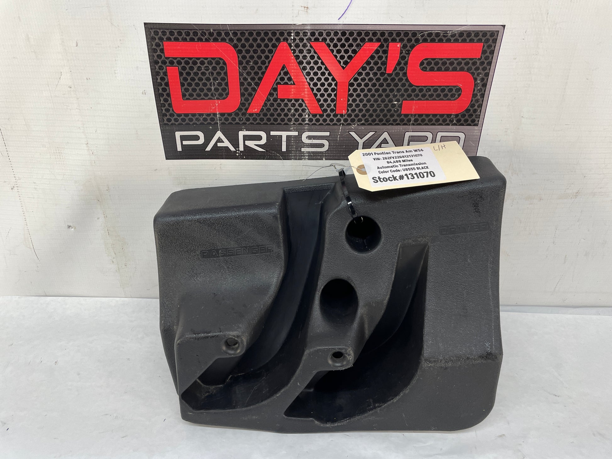 2001 Pontiac Firebird Trans AM WS6 LH Driver Cargo Trunk Well T-Top Storage Holder OEM - Day's Parts Yard