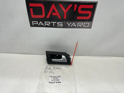 2009 Pontiac G8 RH Passenger Rear Interior Door Handle OEM - Day's Parts Yard