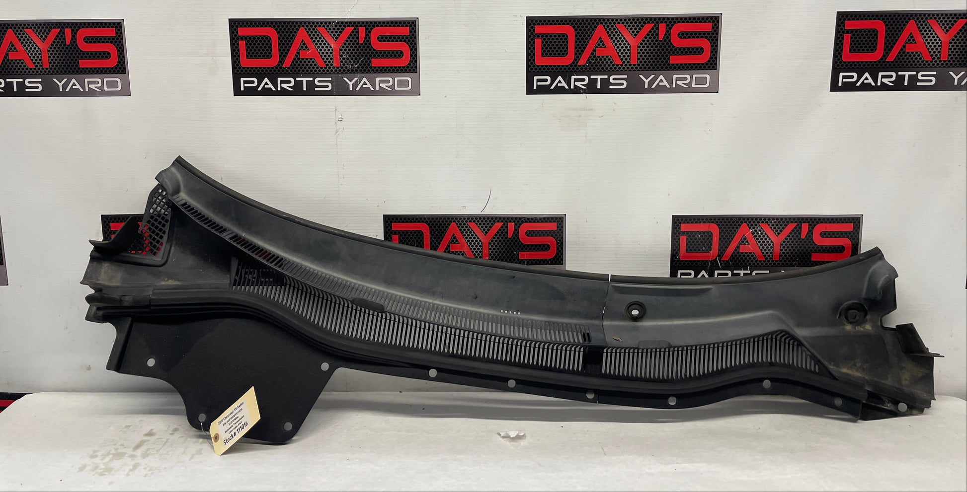 2015 Chevy SS Sedan Windshield Wiper Cowl OEM - Day's Parts Yard