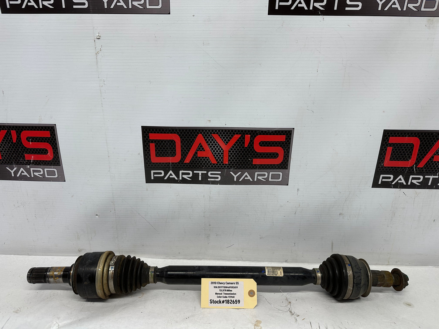 2010 Chevy Camaro SS LH Driver CV Axle Half Shaft OEM - Day's Parts Yard