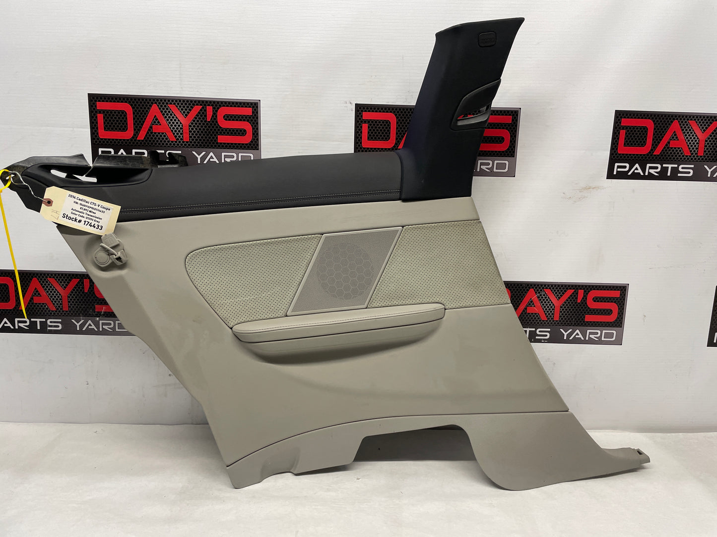 2014 Cadillac CTS-V Coupe LH Driver Rear  Quarter Door Panel Titanium OEM - Day's Parts Yard