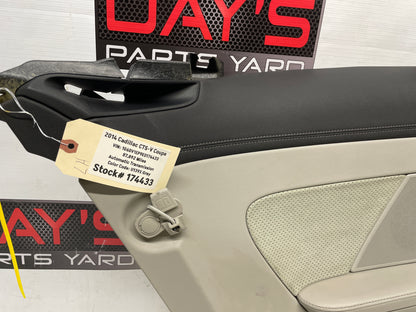 2014 Cadillac CTS-V Coupe LH Driver Rear  Quarter Door Panel Titanium OEM - Day's Parts Yard