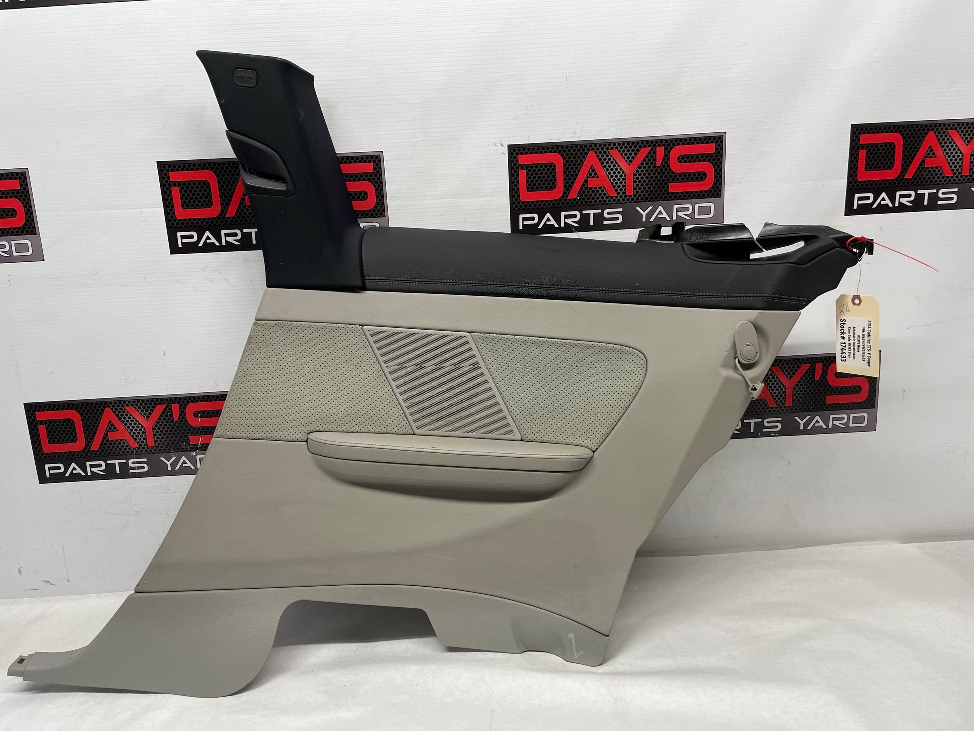 2014 Cadillac CTS-V Coupe RH Passenger Rear Quarter Door Panel Titanium OEM - Day's Parts Yard