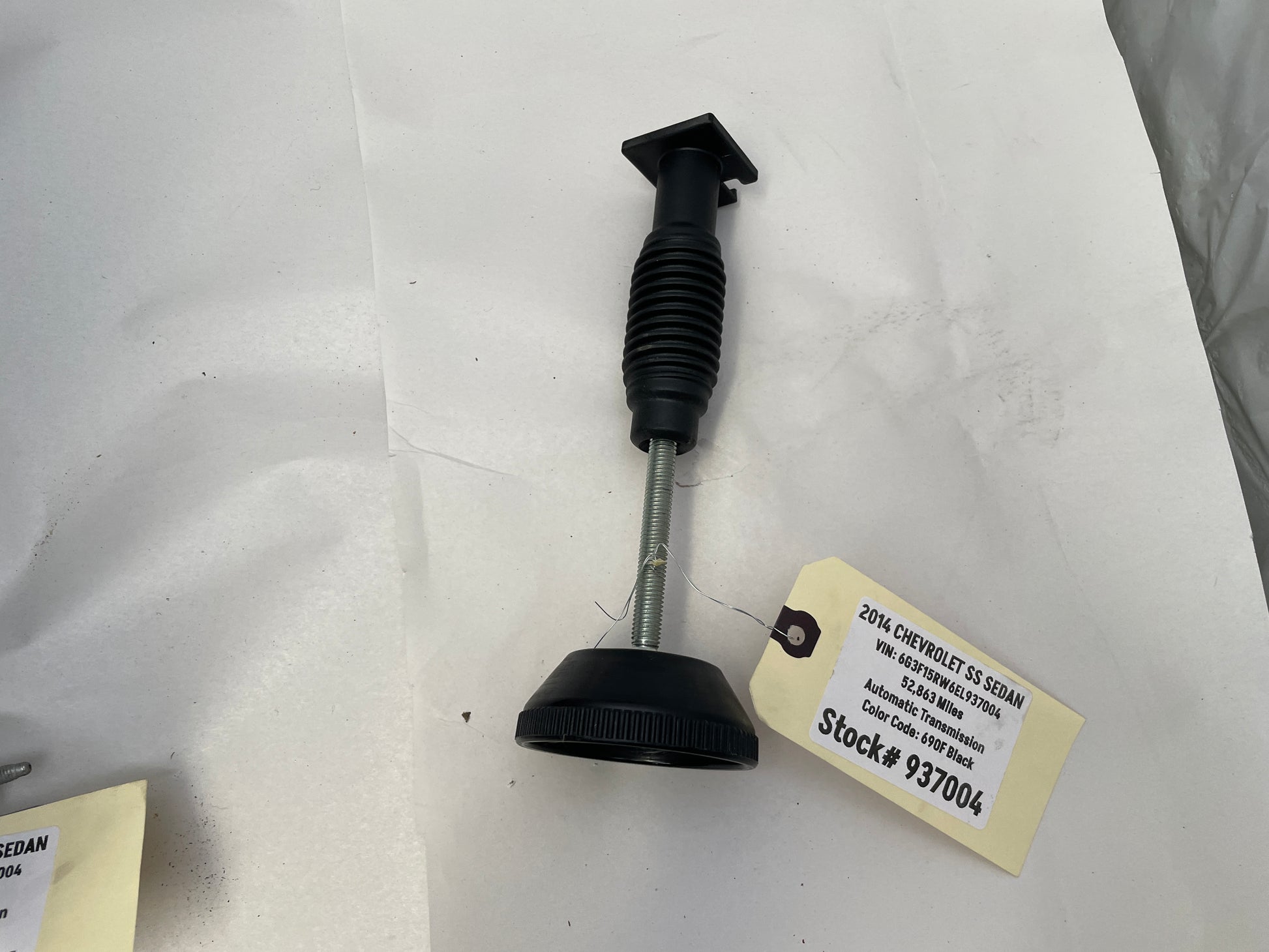 2014 Chevy SS Sedan Jack Stowage Retainer Tie Down Stud OEM - Day's Parts Yard