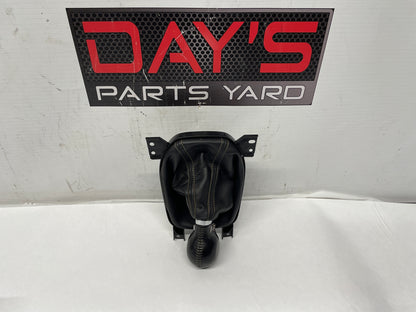 2012 Chevy Camaro Ss Hurst Shifter Knob w/ Black Leather Boot Yellow Stitching OEM - Day's Parts Yard