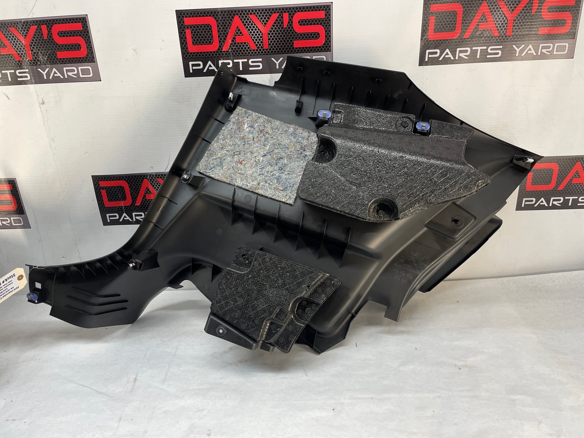 2013 Chevy Camaro ZL1 LH Driver Rear Interior Quarter Door Trim Panel OEM - Day's Parts Yard