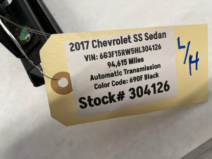 2017 Chevy SS Sedan LH Driver Front Seat Frame Rail OEM