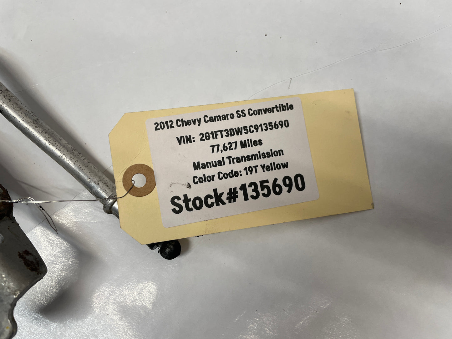 2012 Chevy Camaro SS Convertible RH Passenger Quarter Window Motor Regulator OEM - Day's Parts Yard