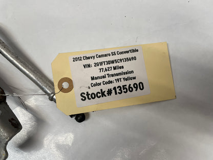 2012 Chevy Camaro SS Convertible RH Passenger Quarter Window Motor Regulator OEM - Day's Parts Yard