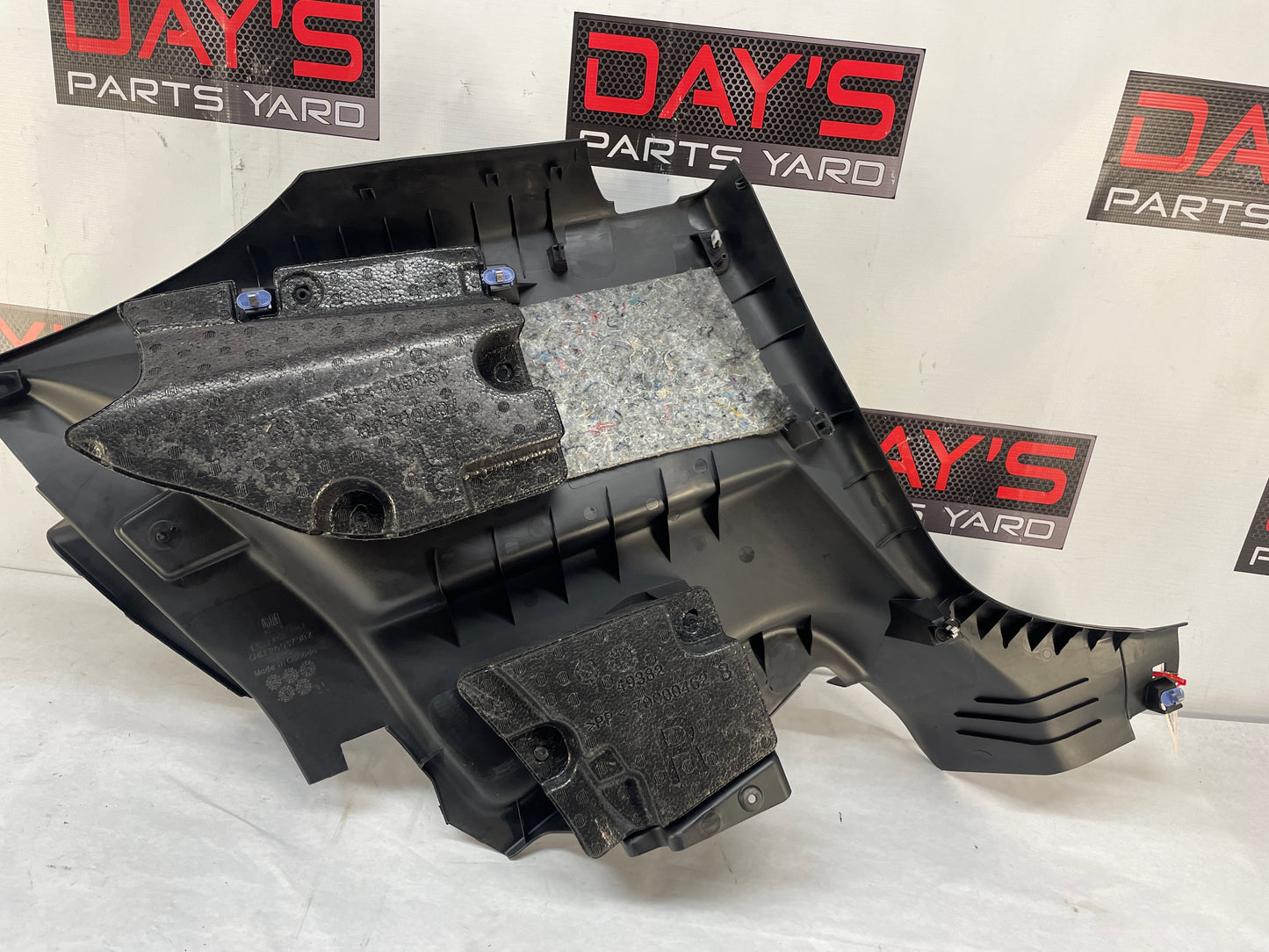 2013 Chevy Camaro ZL1 RH Passenger Rear Interior Quarter Door Trim Panel OEM - Day's Parts Yard
