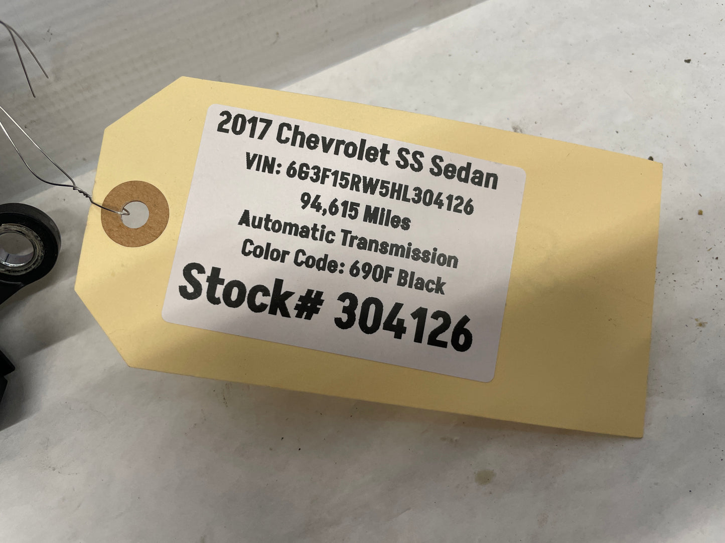 2017 Chevy SS Sedan Air Bag Module OEM