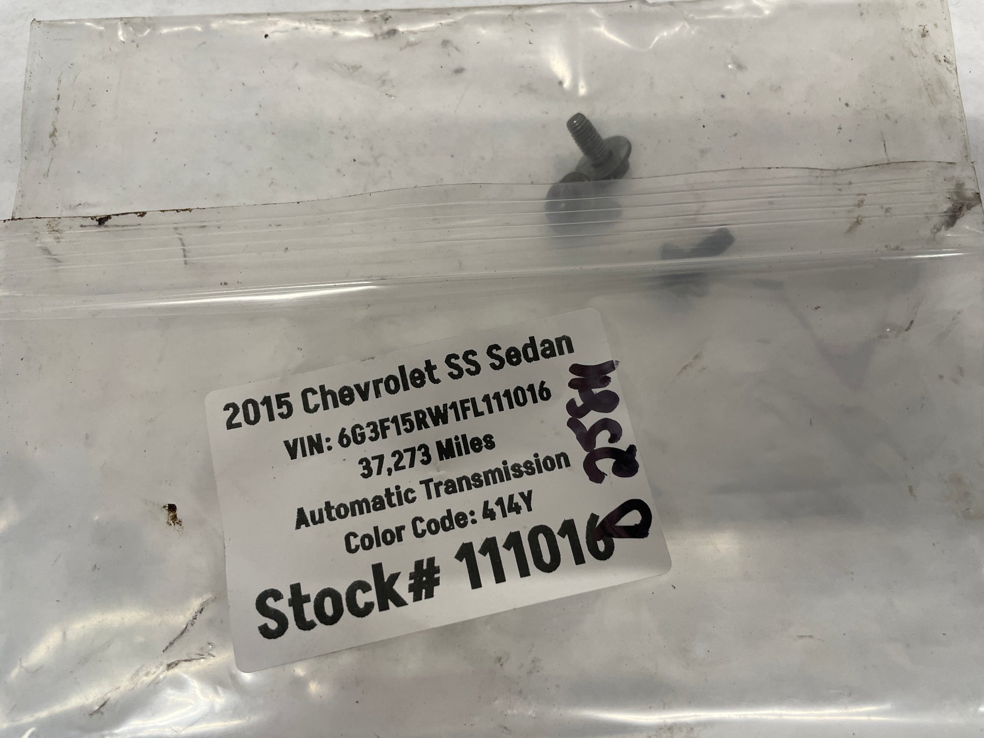 2015 Chevy SS Sedan Engine Motor Starter Heat Shield OEM - Day's Parts Yard