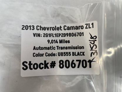 2013 Chevy Camaro ZL1 Headliner Head Liner Communications Navigation Microphone OEM - Day's Parts Yard