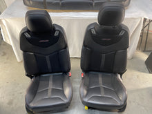 2015 Chevy SS Sedan Seats Fronts and Rears Black Leather Alcantara Suede OEM