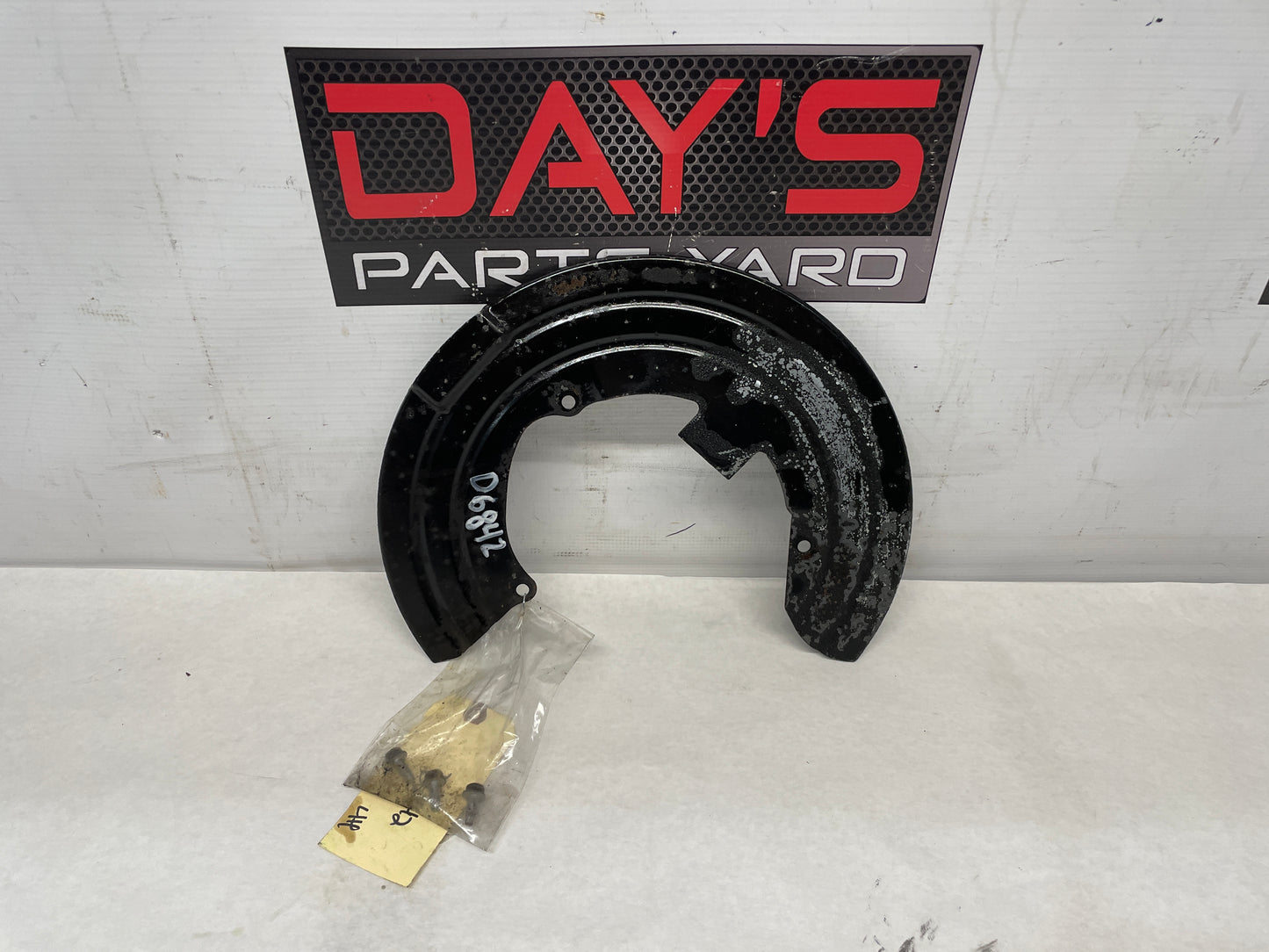 2014 Chevy SS Sedan Front LH Driver Brake Dust Shield OEM - Day's Parts Yard