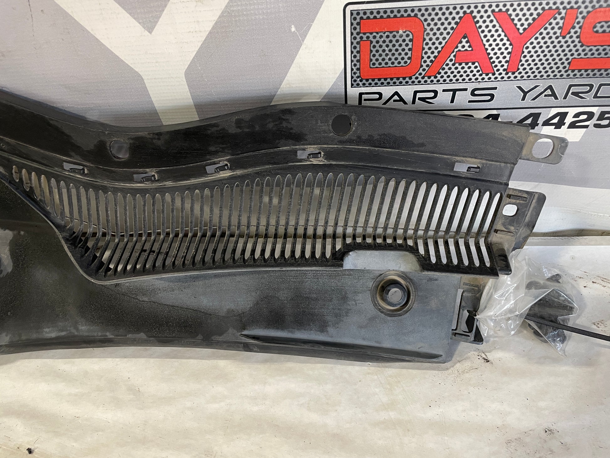 2015 Chevy SS Sedan LH Driver Wiper Cowl Section Piece OEM - Day's Parts Yard