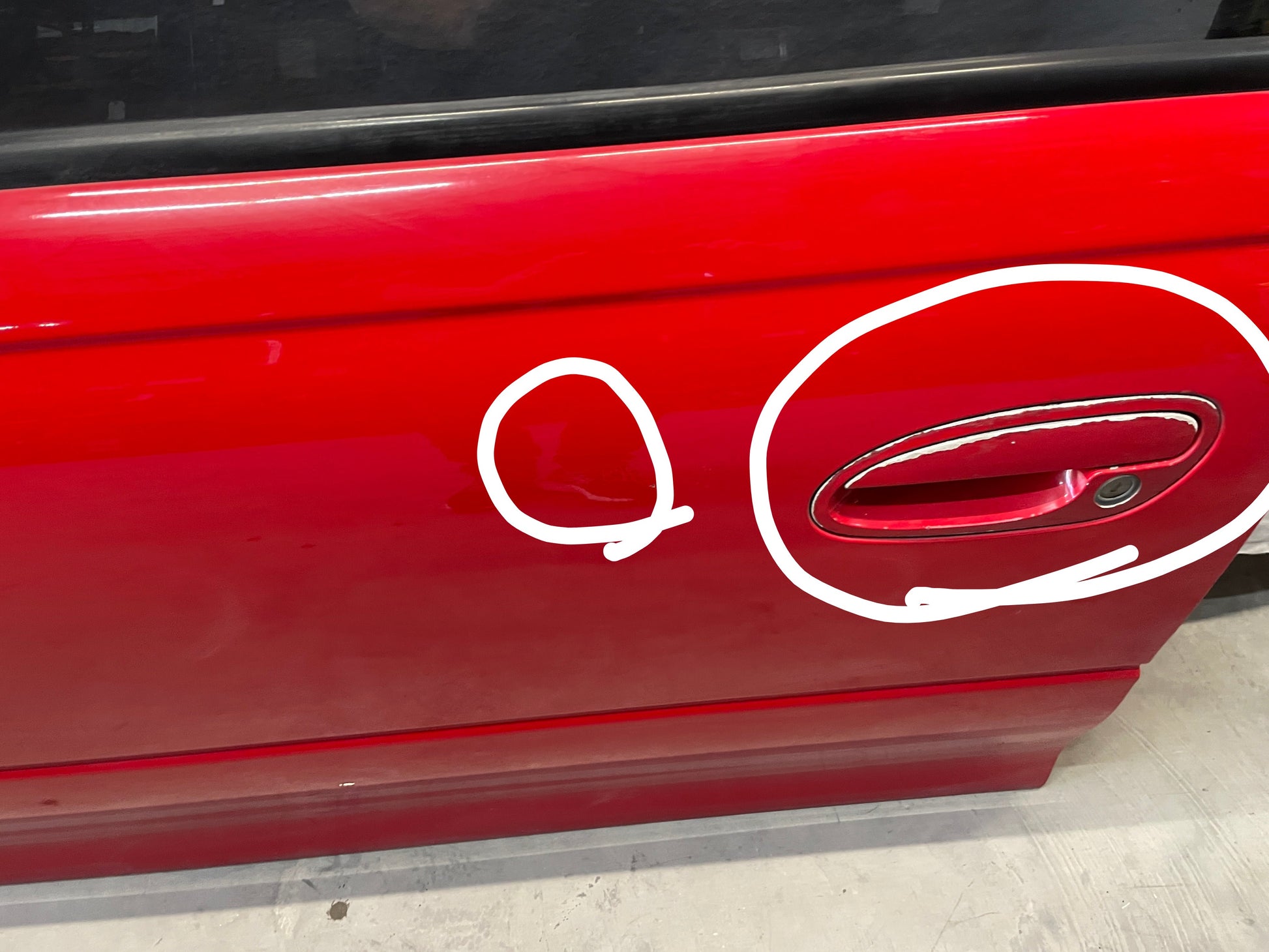 2004 Pontiac GTO LH Driver Exterior Door OEM - Day's Parts Yard