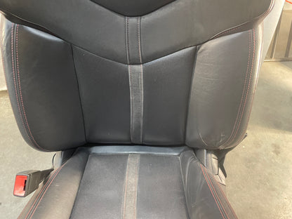 2015 Chevy SS Sedan Seats Fronts and Rears Black Leather Alcantara Suede OEM