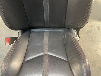 2015 Chevy SS Sedan Seats Fronts and Rears Black Leather Alcantara Suede OEM