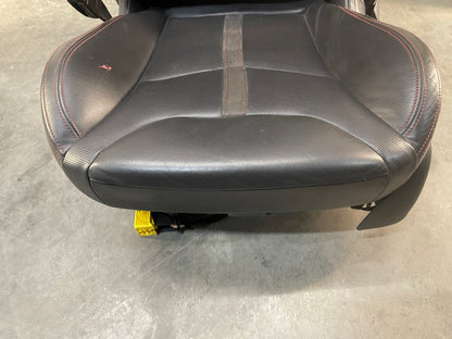 2015 Chevy SS Sedan Seats Fronts and Rears Black Leather Alcantara Suede OEM