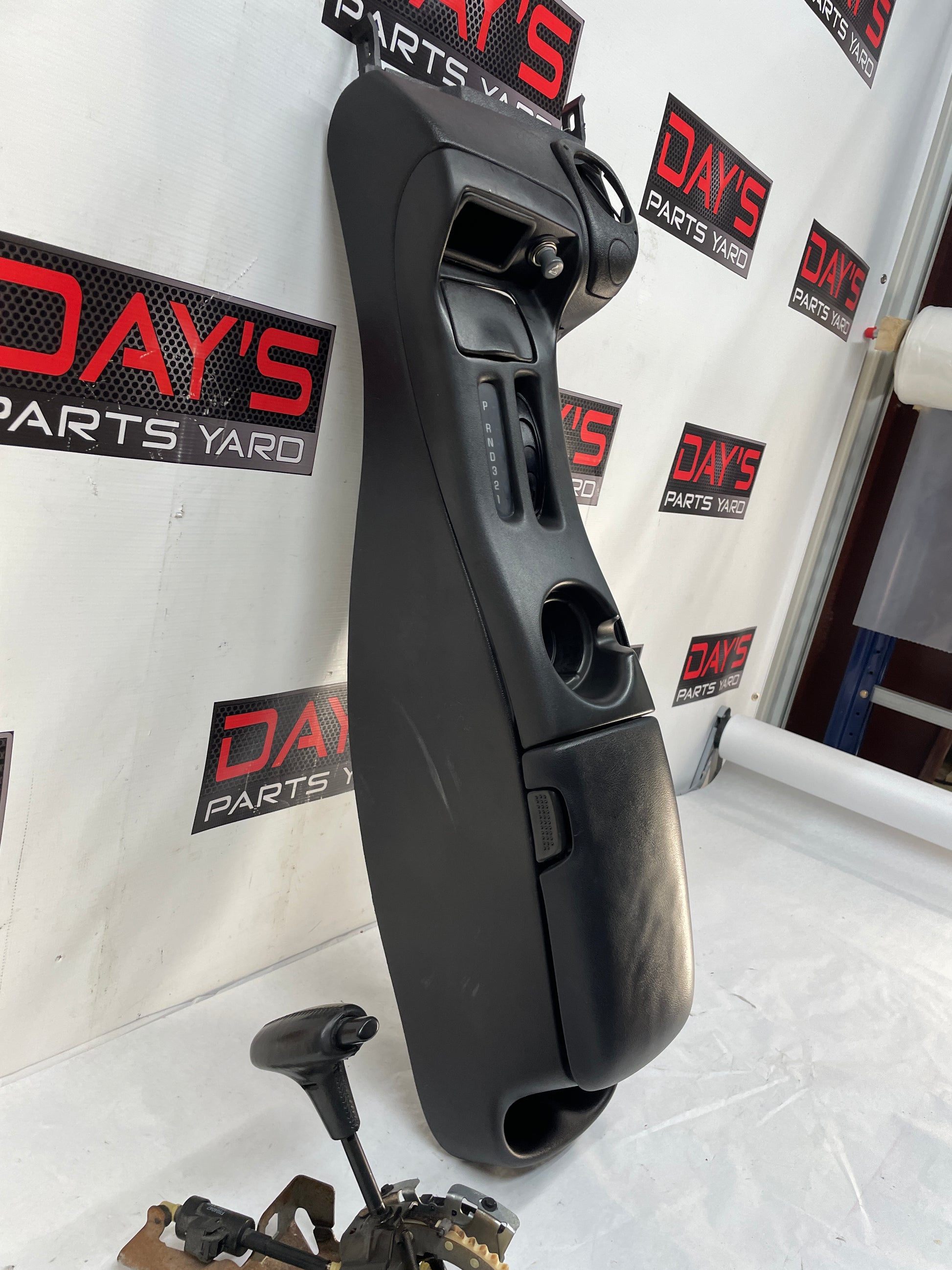 2001 Pontiac Firebird Trans AM WS6 Center Console Armrest w/ Shifter OEM Ebony Black - Day's Parts Yard