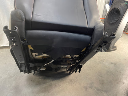 2015 Chevy SS Sedan Seats Fronts and Rears Black Leather Alcantara Suede OEM