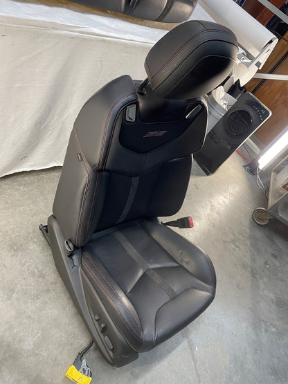 2015 Chevy SS Sedan Seats Fronts and Rears Black Leather Alcantara Suede OEM