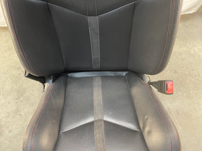 2015 Chevy SS Sedan Seats Fronts and Rears Black Leather Alcantara Suede OEM