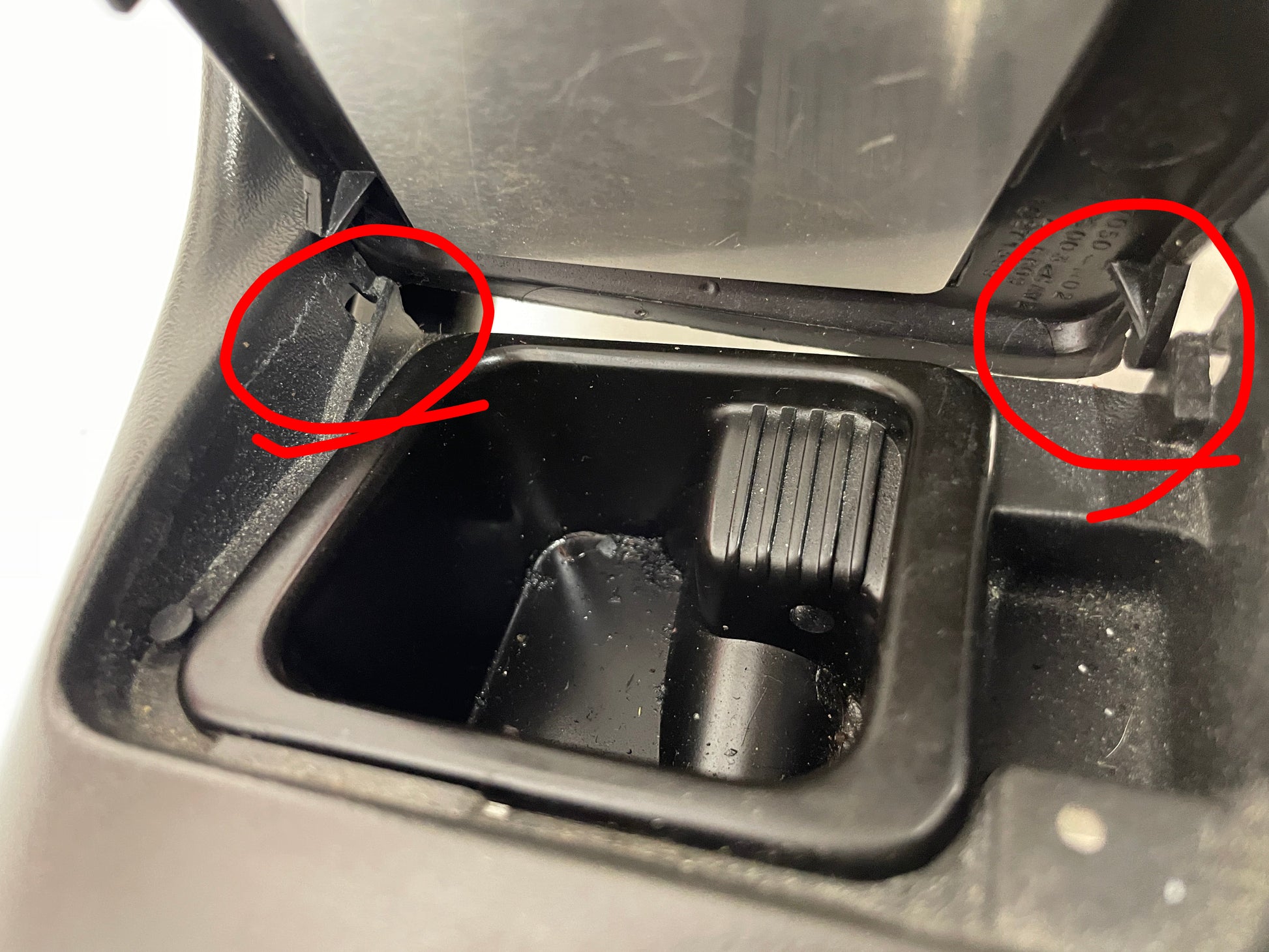 2001 Pontiac Firebird Trans AM WS6 Center Console Armrest w/ Shifter OEM Ebony Black - Day's Parts Yard