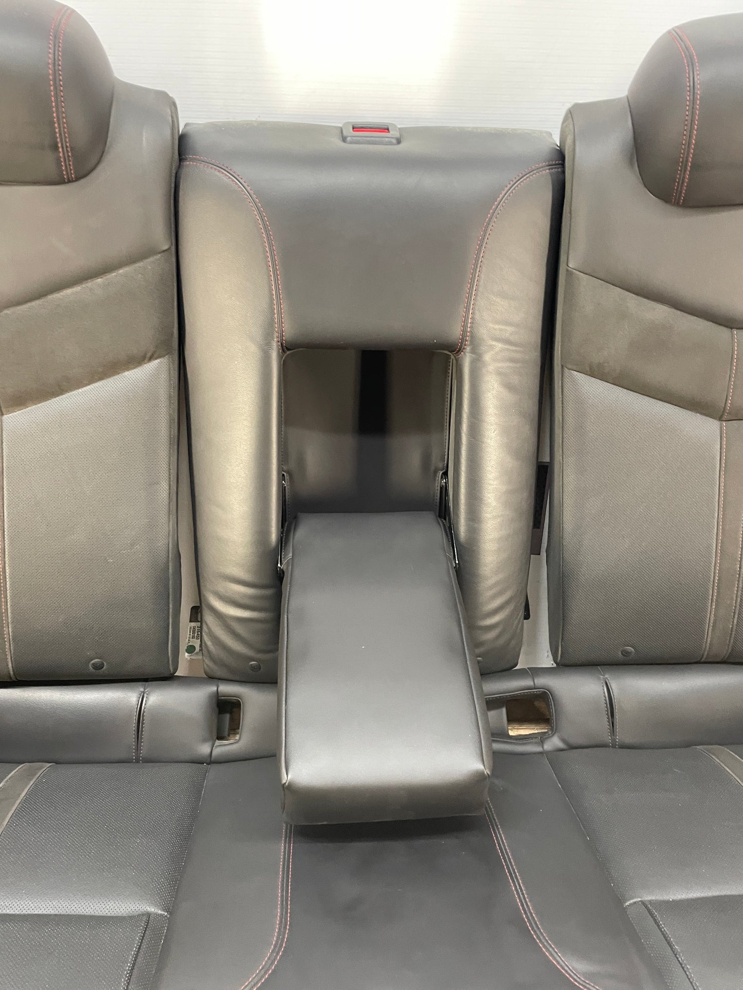 2015 Chevy SS Sedan Seats Fronts and Rears Black Leather Alcantara Suede OEM