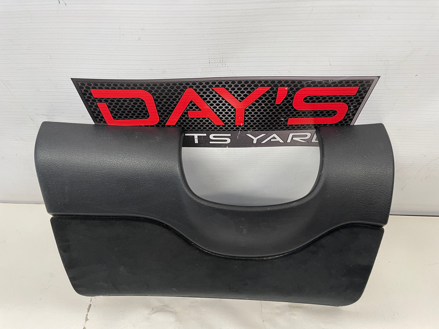 2004 Pontiac GTO Black Suede Knee Bolster Fuse Cover OEM - Day's Parts Yard