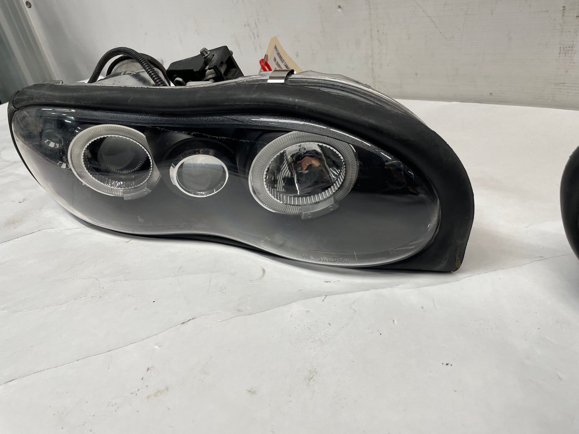 1999 Chevy Camaro Z28 RH & LH Headlights Head Light Lamps Aftermarket Assembly - Day's Parts Yard