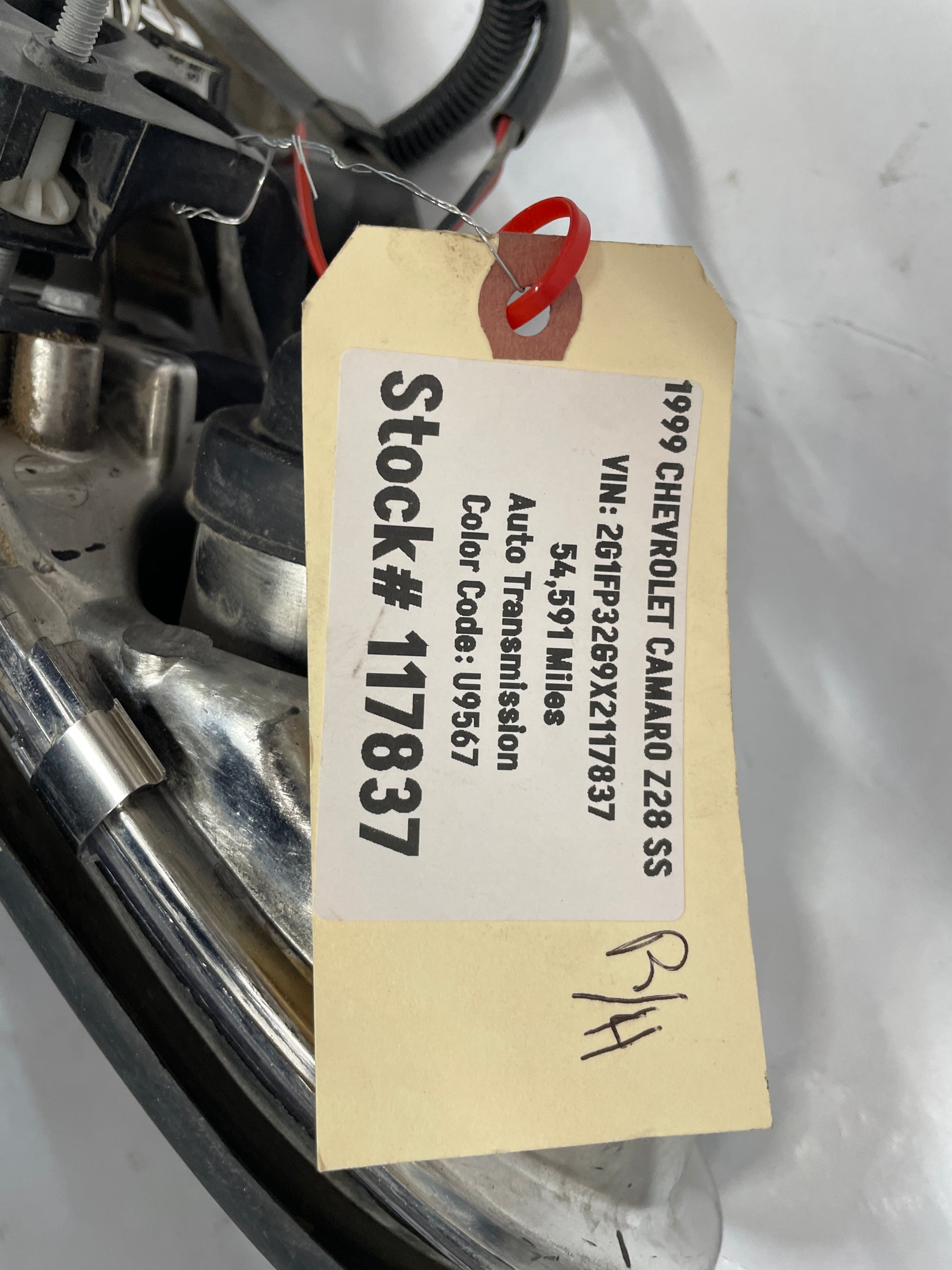 1999 Chevy Camaro Z28 RH & LH Headlights Head Light Lamps Aftermarket Assembly - Day's Parts Yard
