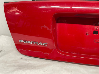 2006 Pontiac GTO Trunk Deck Lid Filler Insert Applique Panel Red OEM - Day's Parts Yard