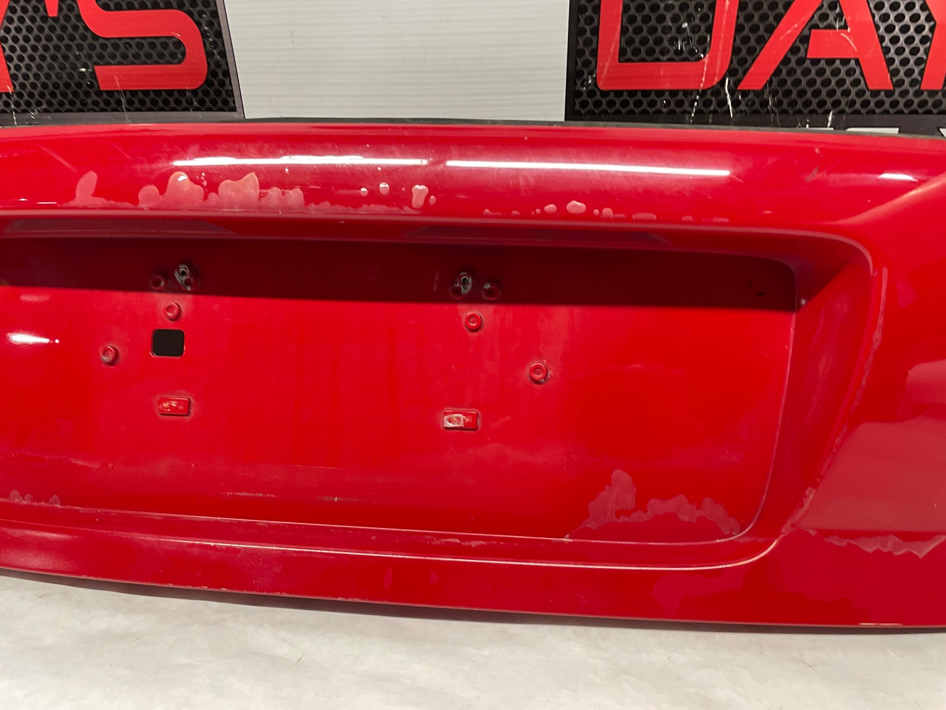 2006 Pontiac GTO Trunk Deck Lid Filler Insert Applique Panel Red OEM - Day's Parts Yard