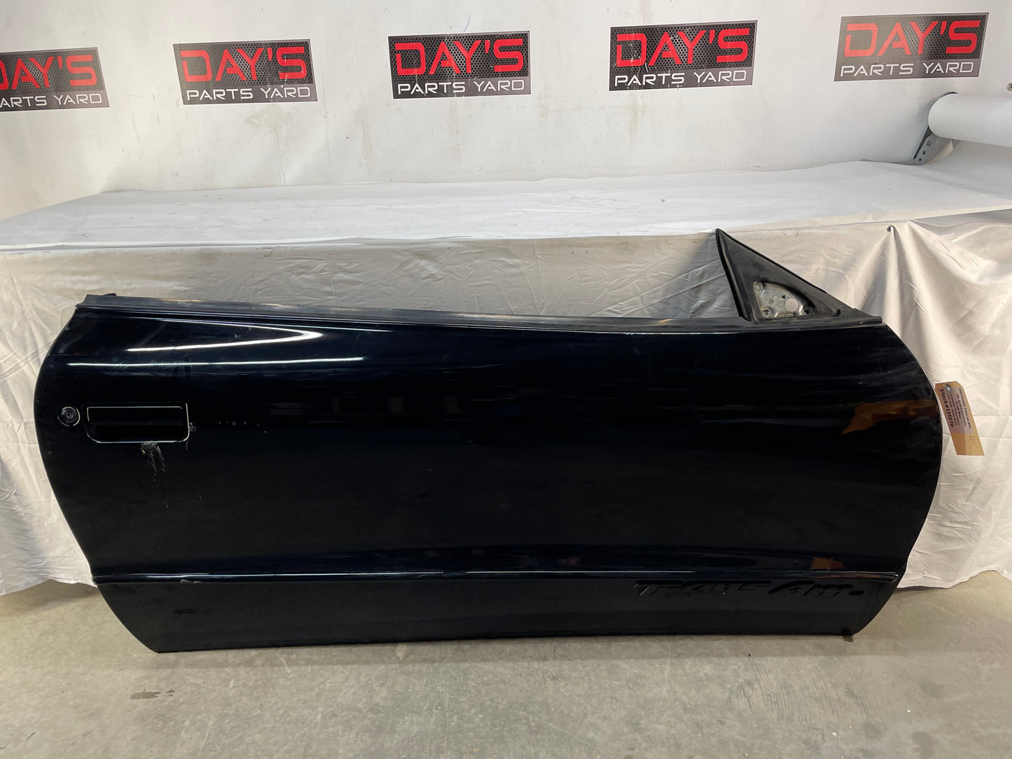 2001 Pontiac Trans AM WS6 RH Passenger Exterior Door Black OEM - Day's Parts Yard