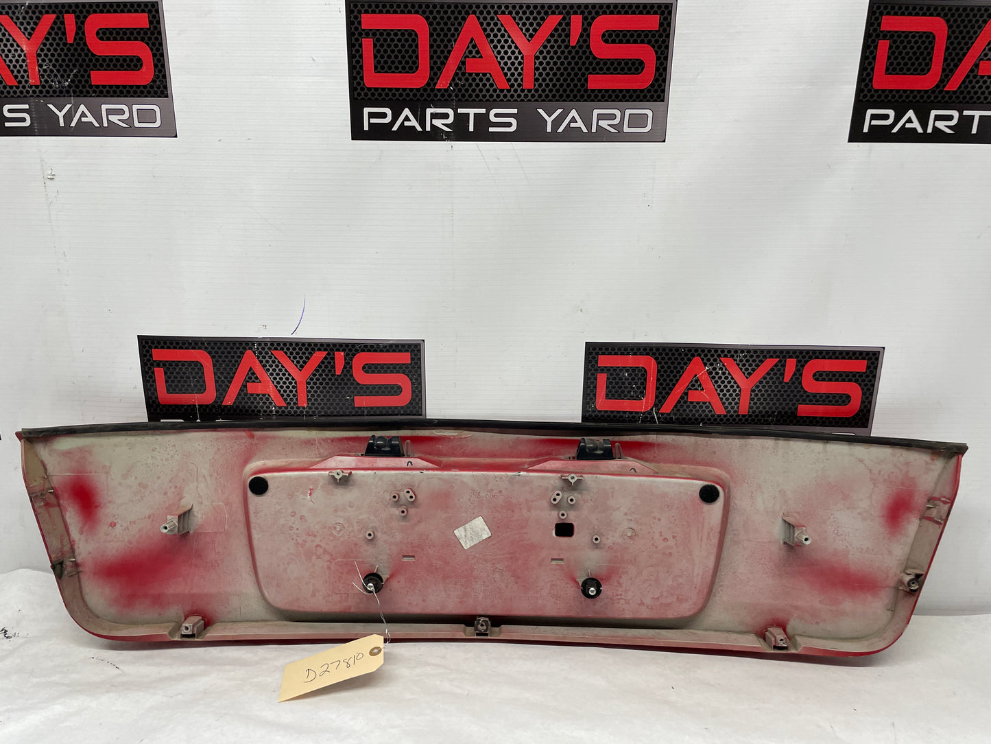 2006 Pontiac GTO Trunk Deck Lid Filler Insert Applique Panel Red OEM - Day's Parts Yard