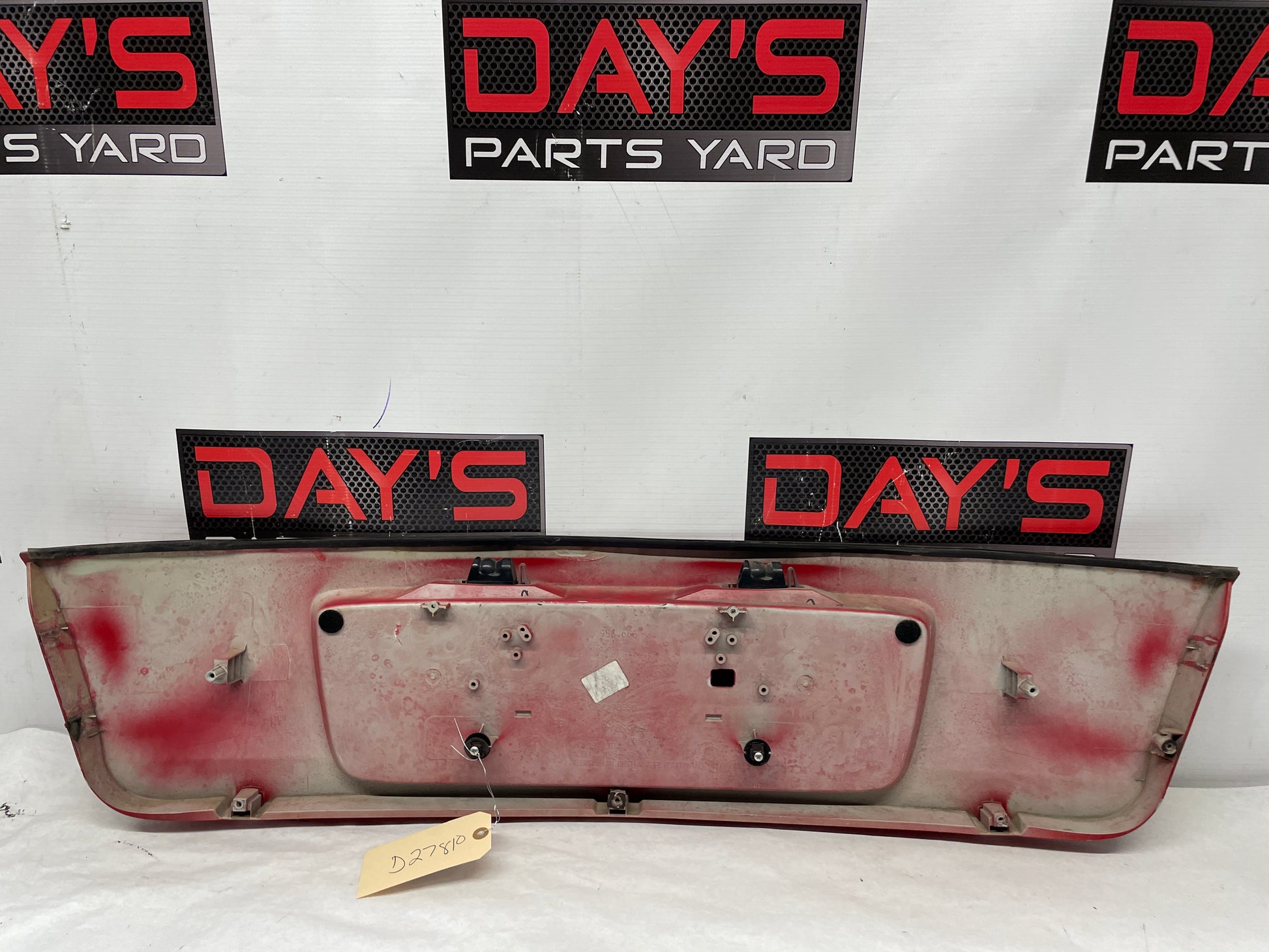 2006 Pontiac GTO Trunk Deck Lid Filler Insert Applique Panel Red OEM - Day's Parts Yard