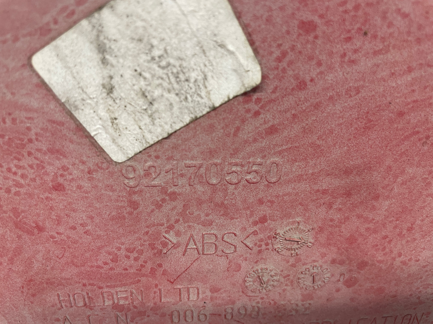 2006 Pontiac GTO Trunk Deck Lid Filler Insert Applique Panel Red OEM - Day's Parts Yard