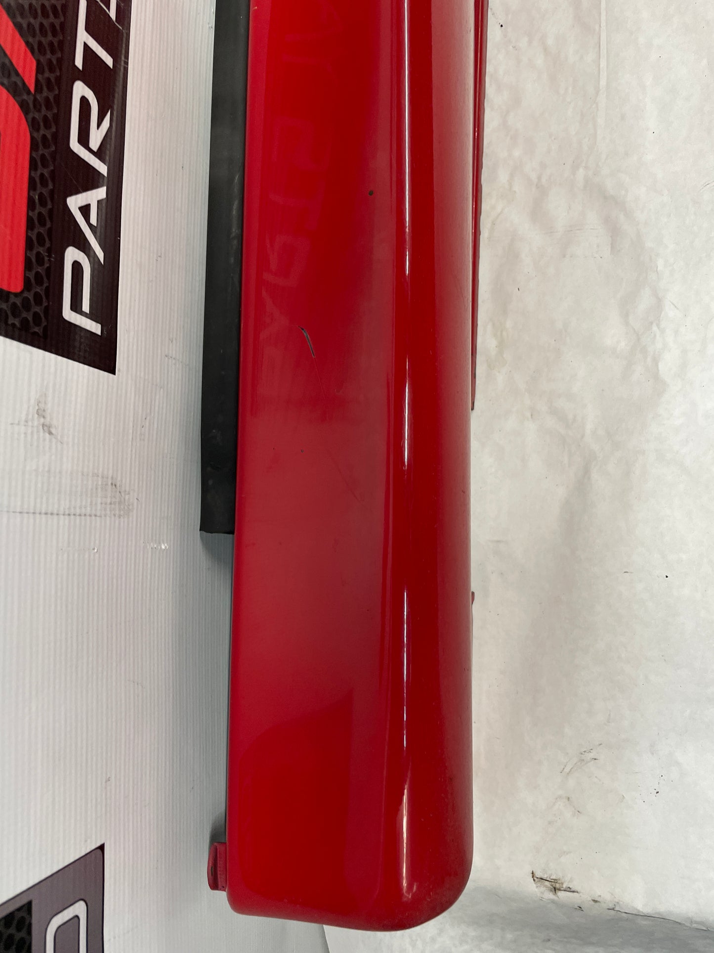 2006 Pontiac GTO LH Driver Rocker Molding Side Skirt Trim Panel Red OEM - Day's Parts Yard