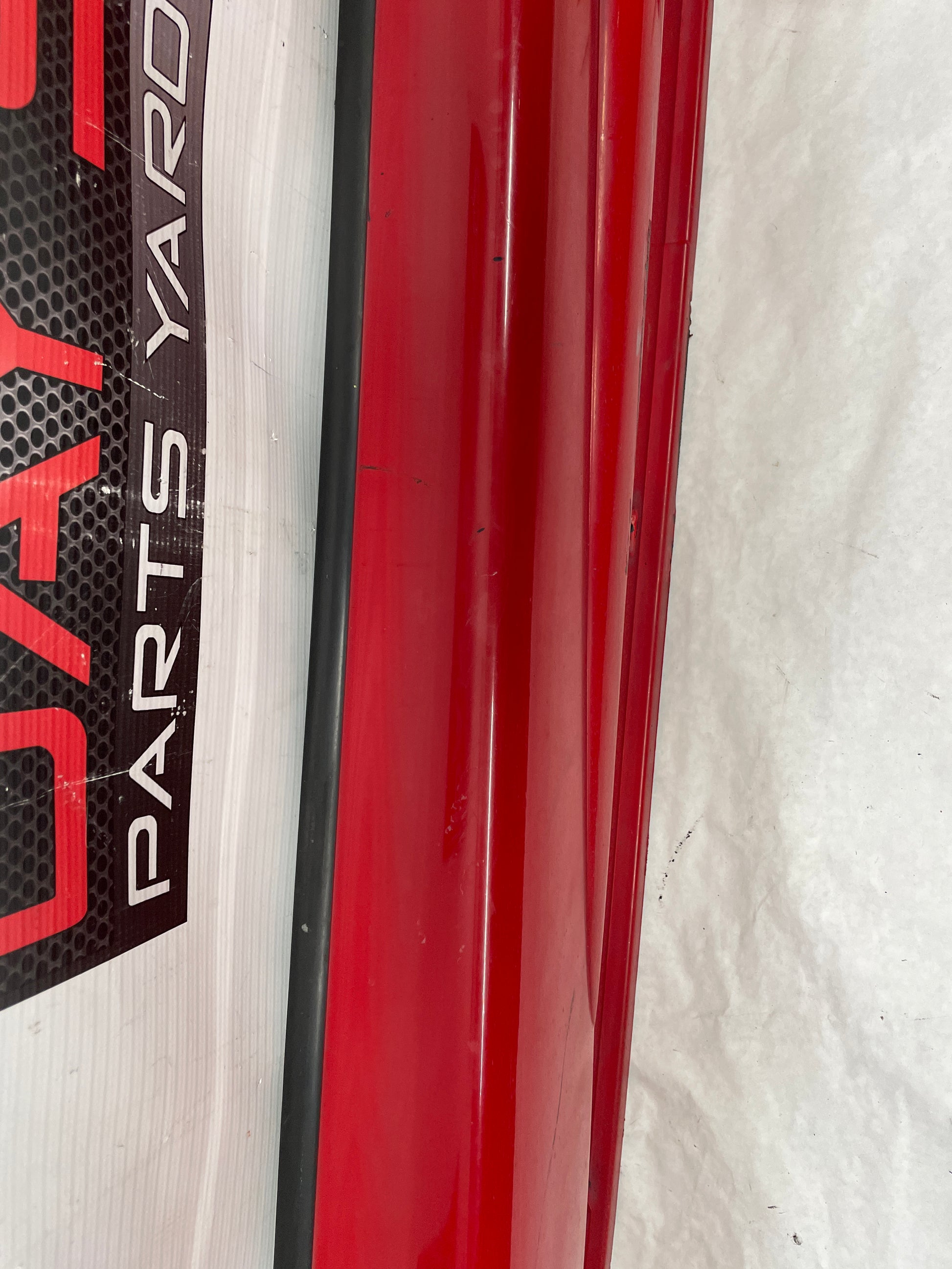 2006 Pontiac GTO LH Driver Rocker Molding Side Skirt Trim Panel Red OEM - Day's Parts Yard