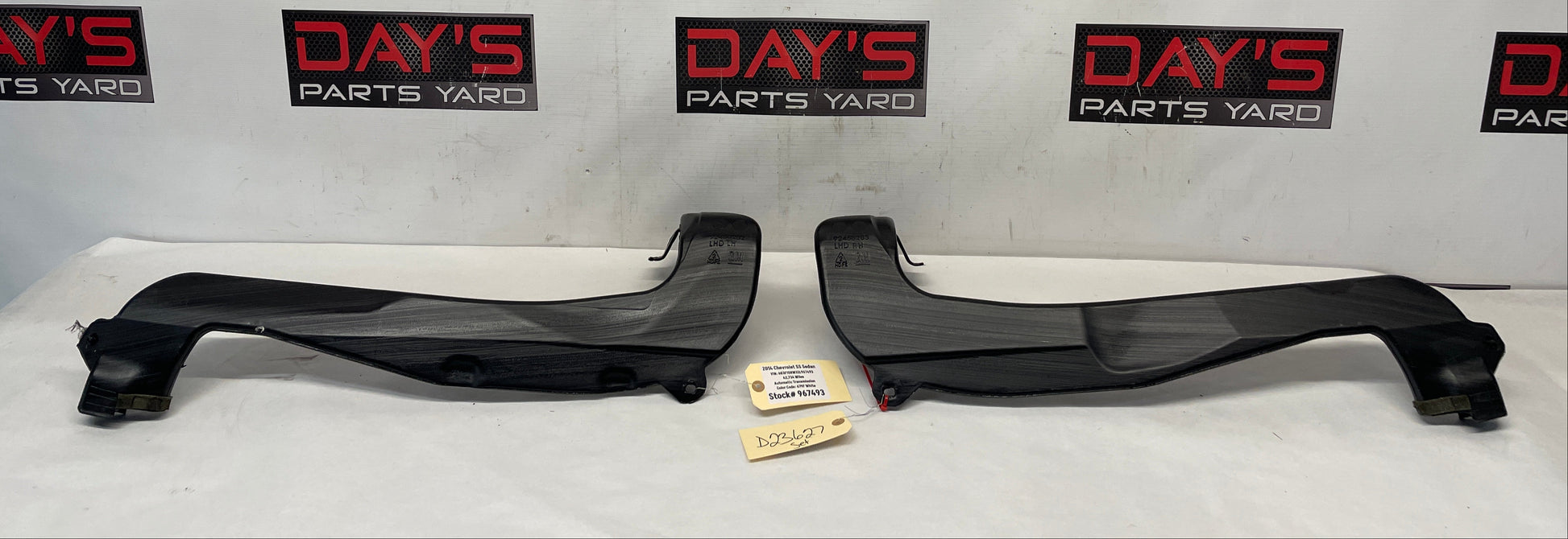 2014 Chevy SS Sedan RH & LH HVAC Carpet Air Vent Ducts OEM - Day's Parts Yard