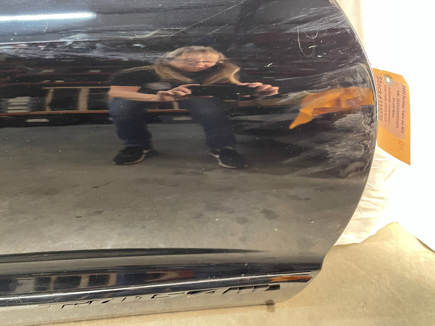 2001 Pontiac Trans AM WS6 RH Passenger Exterior Door Black OEM - Day's Parts Yard