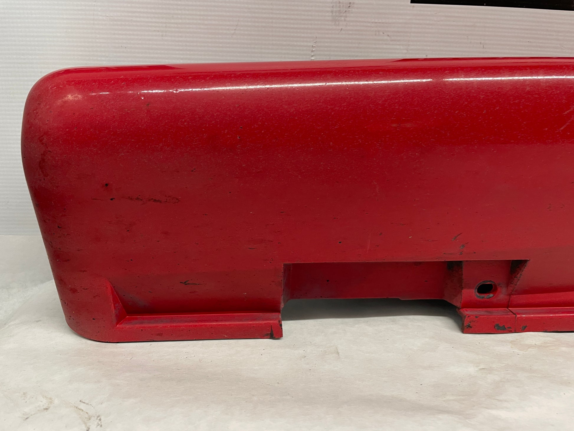 2006 Pontiac GTO LH Driver Rocker Molding Side Skirt Trim Panel Red OEM - Day's Parts Yard